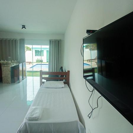 Chale Com Jacuzzi E Vista Para E Piscina Hotel Touros Exterior photo