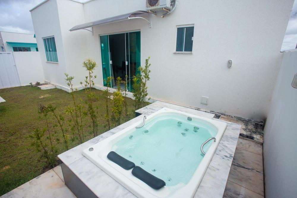 Chale Com Jacuzzi E Vista Para E Piscina Hotel Touros Exterior photo