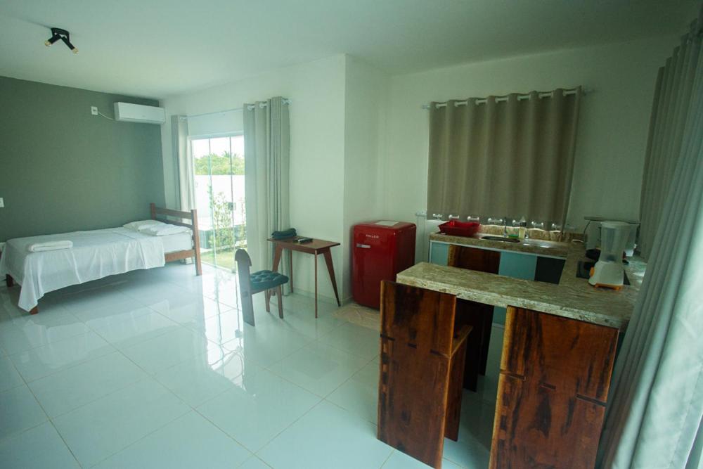 Chale Com Jacuzzi E Vista Para E Piscina Hotel Touros Exterior photo
